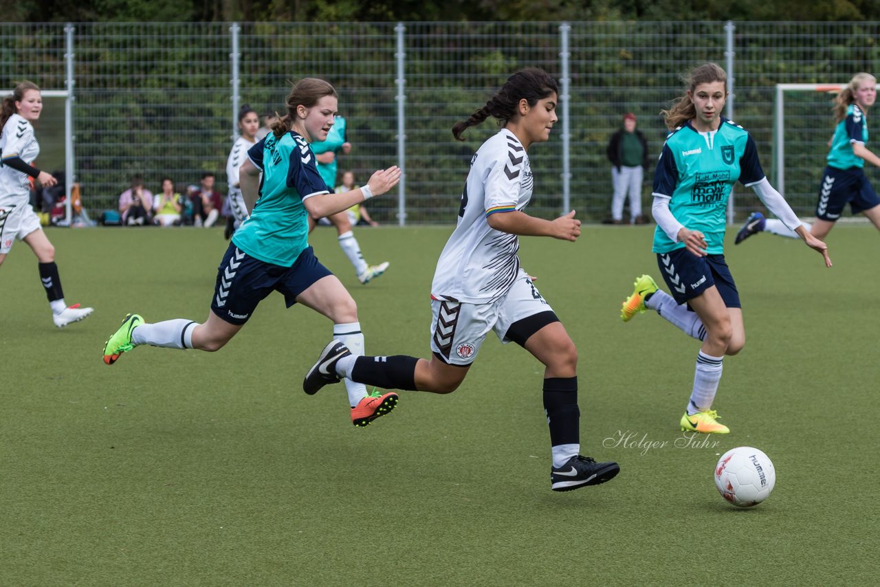 Bild 130 - B-Juniorinnen Wedel - St. Pauli : Ergebnis: 1:2